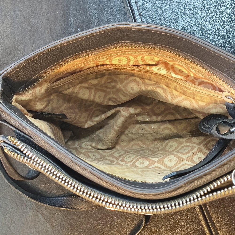 Brighton Jagger Elegant Pewter Grayish Crossbody Bag - Picture 5 of 6